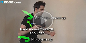 A54 Tomahawk Serve Part 5 Mechanics: Wrist and Timing thumbnail